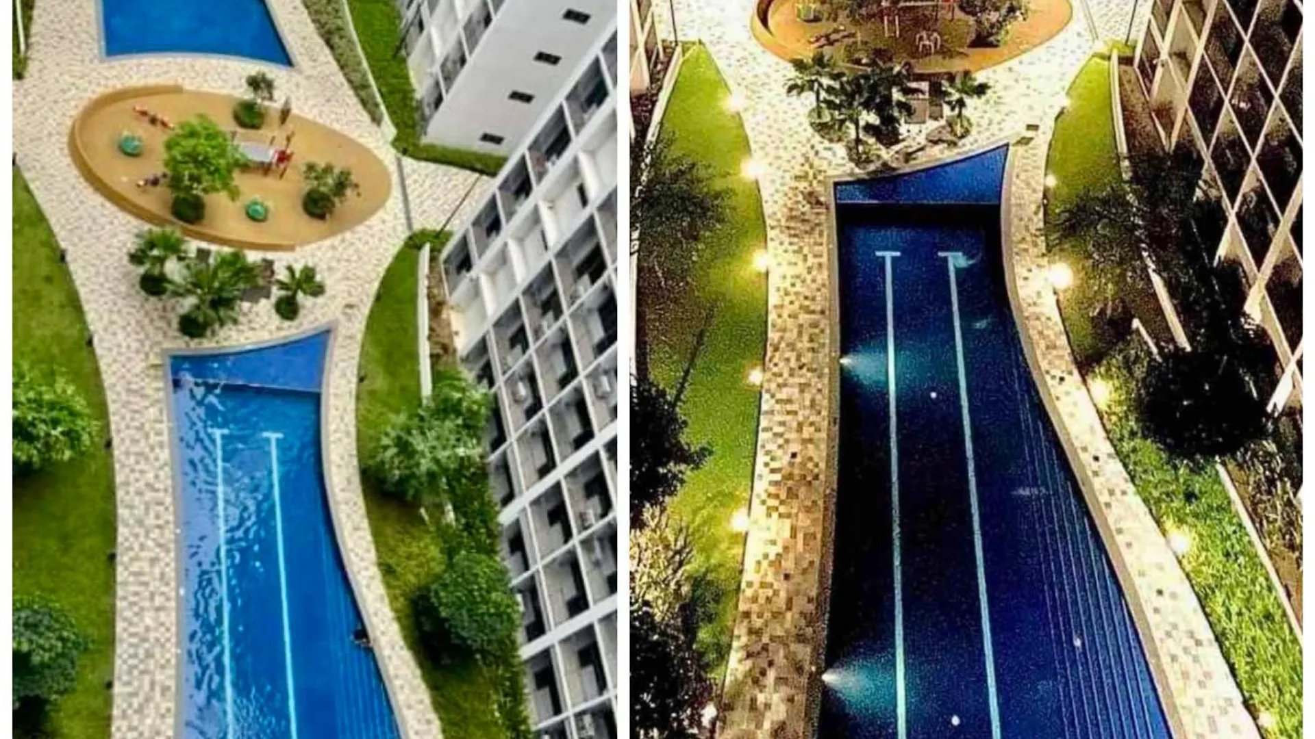 2 Side-By-Side P00L Front Condos, 6 Beds, 2 Cr, 2 Kitchen For 10 Guests At Moa Manila Apartament